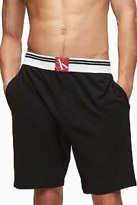 Calvin Klein čierne teplákové kraťasy Sleep Short