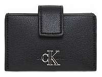 Calvin Klein čierne unisex dokladovník CKJ Mono Hardware Accordian Card