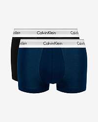 Calvin Klein čierno-modrý 2 pack boxeriek