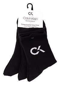 Calvin Klein čierny 3 pack pánskych ponožiek Performance Short Crew
