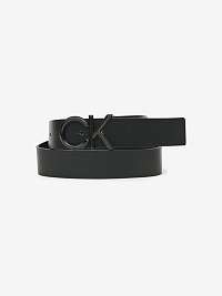 Calvin Klein čierny pánsky kožený opasok