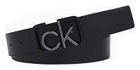 Calvin Klein čierny pánsky opasok ADJ CK Cast Buckle Belt