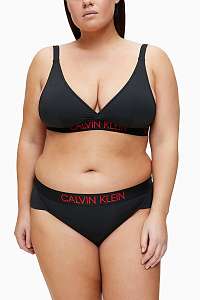 Calvin Klein čierny spodný diel plaviek Brazilian Hipster Plus Size