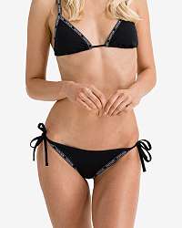 Calvin Klein čierny spodný diel plaviek String Side Tie