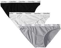 Calvin Klein dámske nohavičky 3 PACK Bikini - L