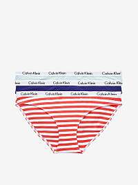 Calvin Klein farebné 3 pack nohavičiek