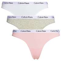 Calvin Klein farebné 3 pack nohavičky Bikini 3PK