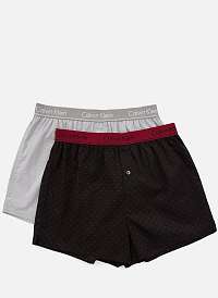 Calvin Klein farebný pánsky 2 pack trenírok Boxer Slim - XL