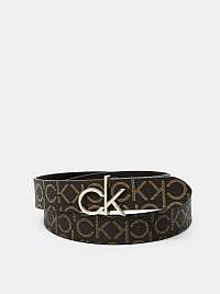 Calvin Klein hnedé opasok CK Logo Belt