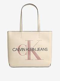 Calvin Klein krémový shopper