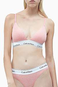 Calvin Klein lososová podprsenka LL Triangle Pomelo heather - XL