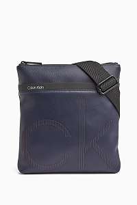 Calvin Klein tmavomodrá pánska taška CK Up Flat Crossover Navy