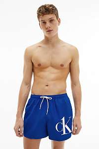 Calvin Klein modré pánske plavky Short Drawstring