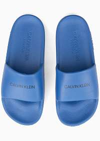Calvin Klein modré pánske šľapky One Mold Slide