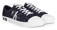 Calvin Klein modré pánske tenisky Vulcanized Sneaker Laceup