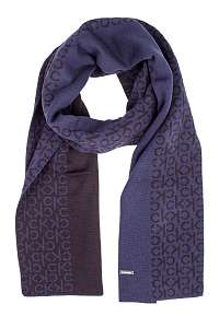 Calvin Klein tmavomodrá šatka Industrial Mono Knitted Scarf M Navy