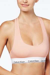 Calvin Klein púdrová športová podprsenka Bralette