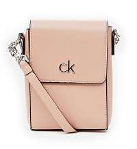 Calvin Klein ružová malá crossbody kabelka