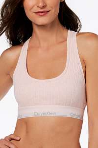 Calvin Klein ružová podprsenka so širokou gumou Bralette