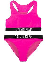 Calvin Klein ružové dievčenské plavky Bralette Bikini Set