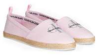 Calvin Klein ružové espadrilky Espadrille Printed