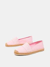 Calvin Klein ružové espadrilky Espadrille Roped Toe