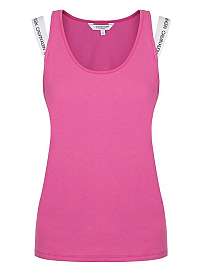 Calvin Klein ružové tielko Beach Tank Phlox Pink - XL