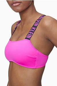 Calvin Klein ružový horný diel plaviek Bandeau RP Pink Glo
