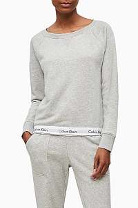 Calvin Klein sivá dámska mikina Top Sweatshirt