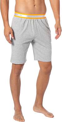Calvin Klein sivé pánske kraťasy Sleep Short