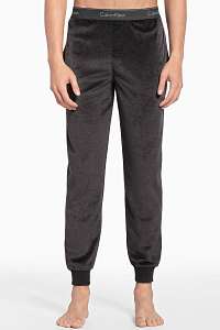 Calvin Klein sivé pánske tepláky z mikroplyšu Jogger - XL