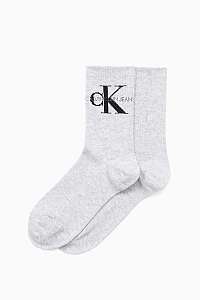 Calvin Klein sivé ponožky Jeans Logo --41