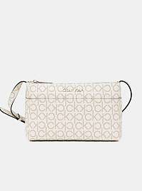 Calvin Klein smotanové/krémové crossbody kabelka EW Xbody Monogram