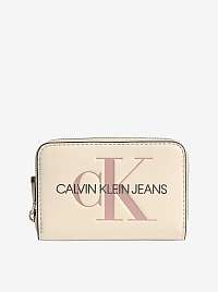 Calvin Klein smotanové/krémové dámska peňaženka