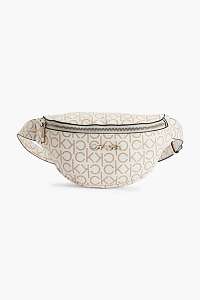Calvin Klein smotanové/krémové ľadvinka Waistbag Monogram