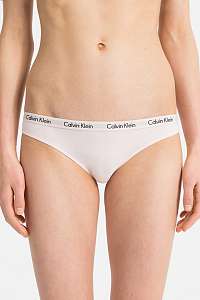 Calvin Klein svetlo ružové nohavičky s čiernym logom Bikini - L