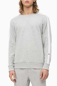 Calvin Klein svetlo-sivá pánska mikina L/S Sweatshirt