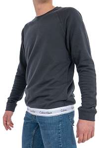 Calvin Klein tmavo sivá pánska mikina L/S Sweatshirt