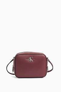 Calvin Klein vínové/bordové crossbody kabelka CKJ Monogram HW Camera Bag Beet Red