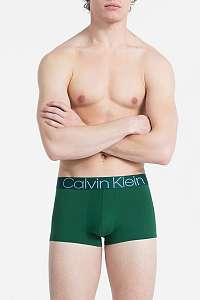Calvin Klein zelené pánske boxerky Low Rise Trunk - XL