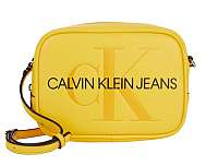 Calvin Klein žlté crossbody kabelka Camera bag