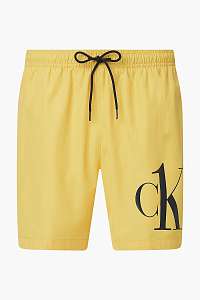 Calvin Klein žlté pánske plavky Medium Drawstring