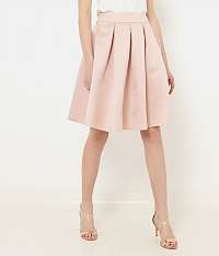 CAMAIEU ružová skladaná sukňa
