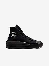 Černé dámské kotníkové tenisky na platformě Converse Chuck Taylor All Star Move