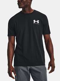 Černé pánské sportovní tričko Under Armour ABC Camo Fill Word Mark