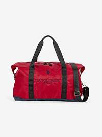 Červená cestovná taška U.S. Polo Assn. Nový Bump Weekender