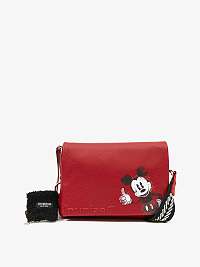 Červená crossbody kabelka Desigual Mickey Dortmund