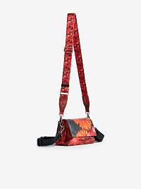 Červená dámska kvetinová crossbody kabelka Desigual Sunset Patch Rodas