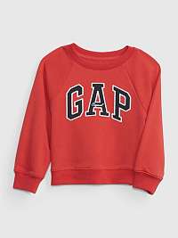 Červená dievčenská mikina s logom GAP Original GAP