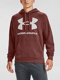Červená mikina Under Armour Rival Fleece Big Logo HD